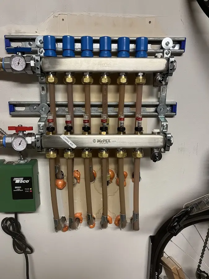 Plumber performing Leak Detection at a residential property in Gulf Hills